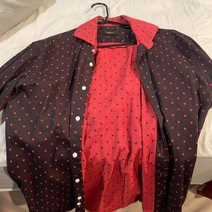 Steven Land Red Dress Shirt
